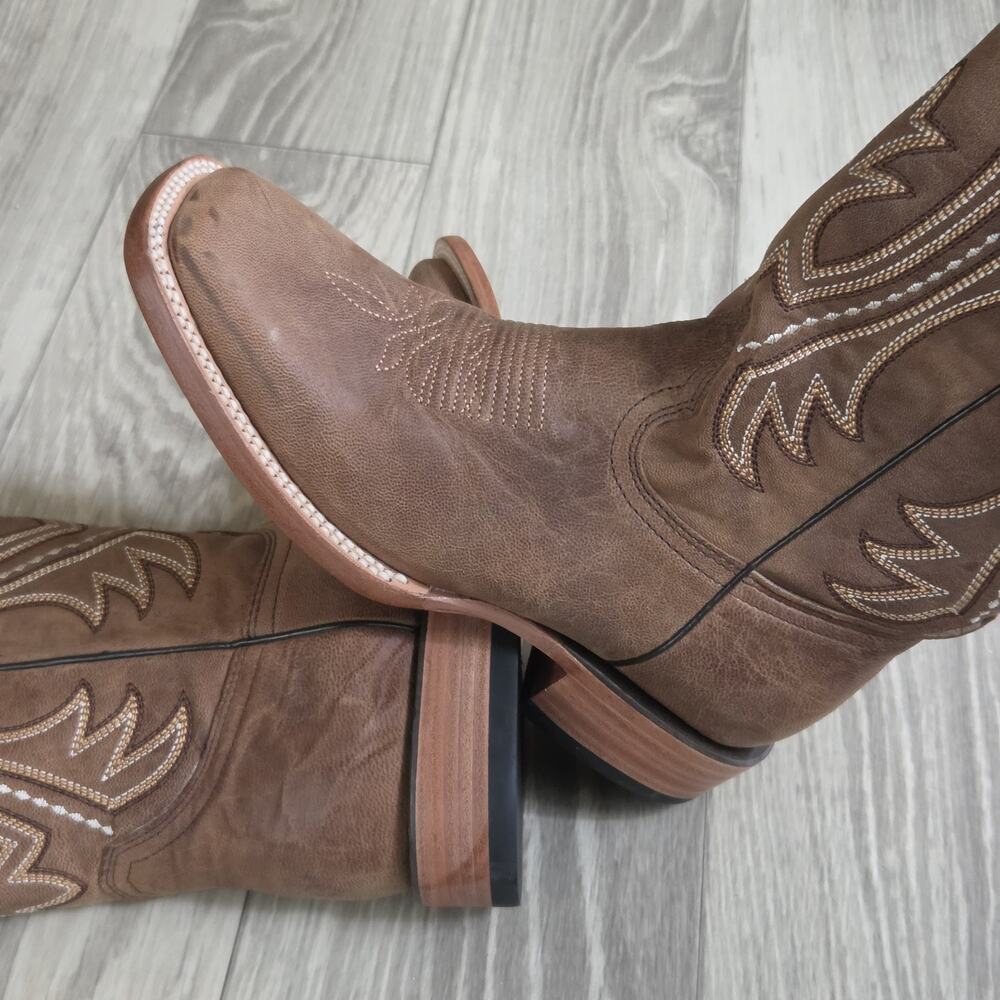 WOMENS JB DILLON COWBOY SQ TOE BOOTS SIZE 8 B - Picture 10 of 13